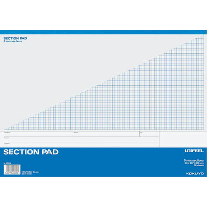 KOKUYO Section Pad UNIFEEL Graph Paper B5 &amp; A3 Options