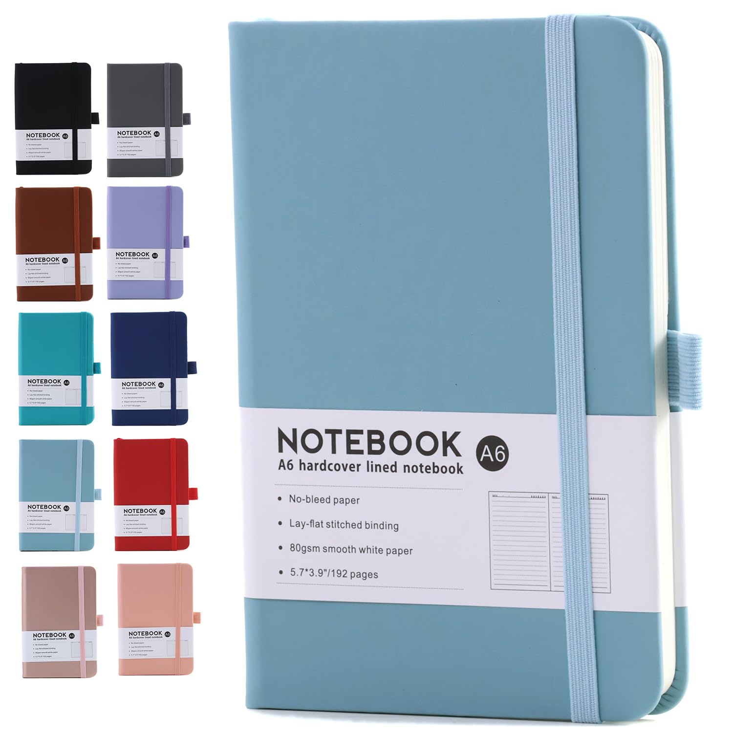 Astro A6 Notebook with Cover and Pen Holder