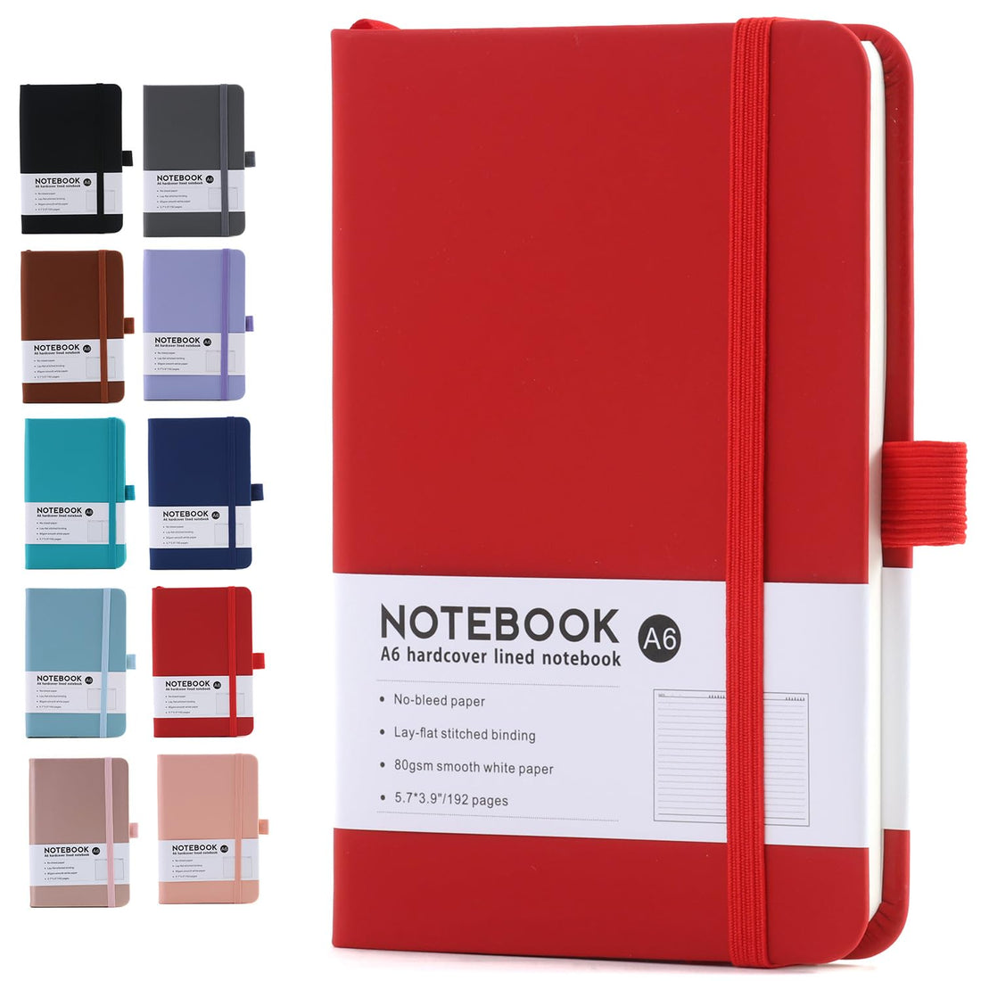 Astro A6 Notebook with Cover and Pen Holder
