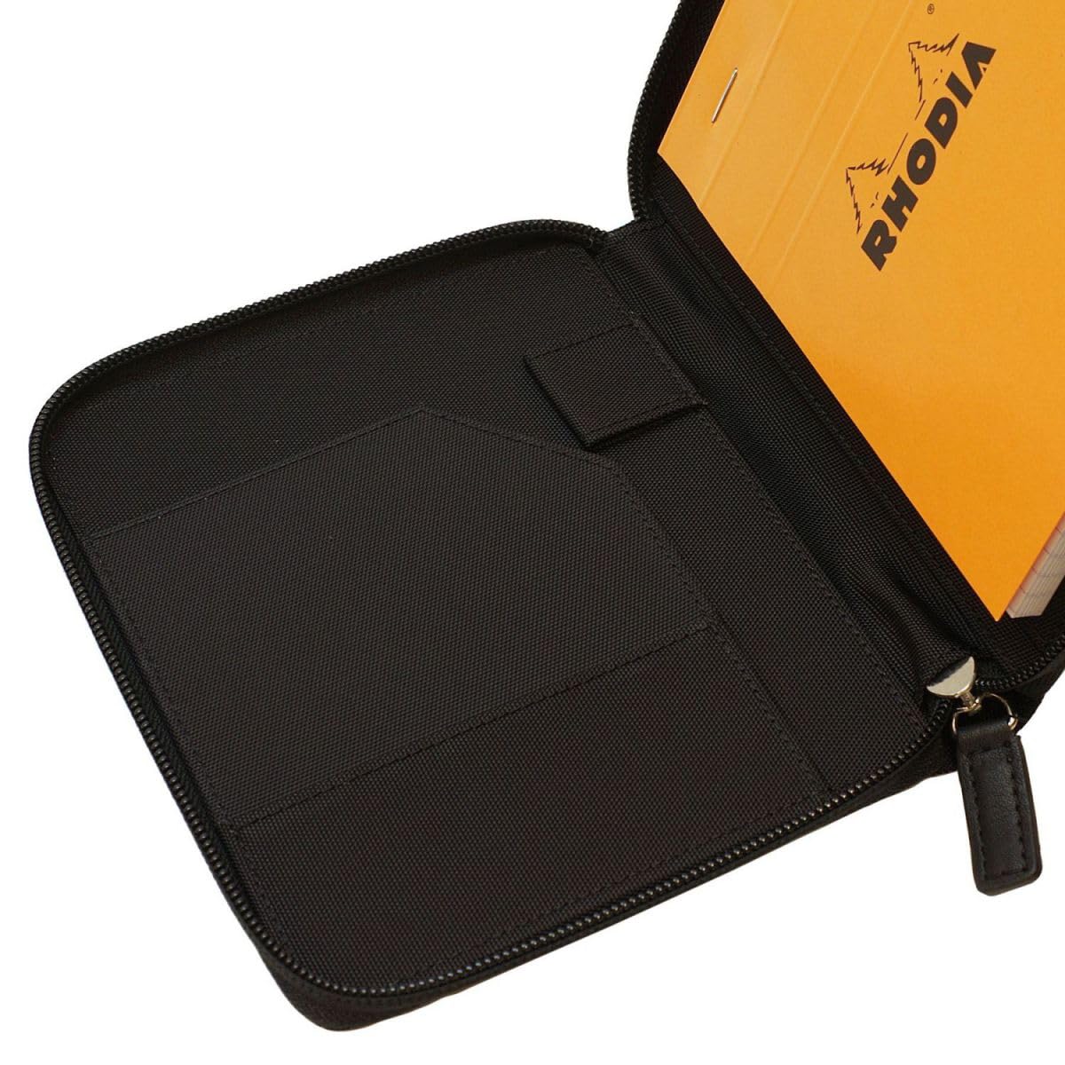 RHODIA Round Zip Case Notebook &amp; Memo Pad A5/A6 with Graph Paper