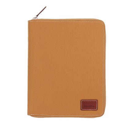 RHODIA Round Zip Case Notebook &amp; Memo Pad A5/A6 with Graph Paper