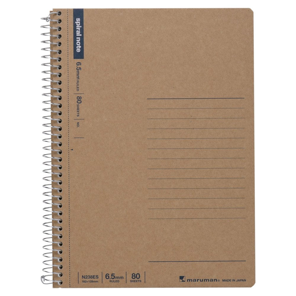 Maruman Spiral Notebooks A5, B5 &amp; B6 with Wide Rule Sheets