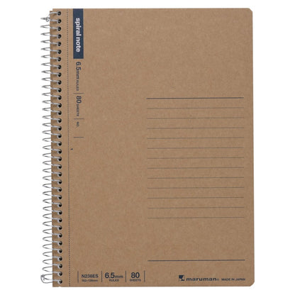 Maruman Spiral Notebooks A5, B5 &amp; B6 with Wide Rule Sheets