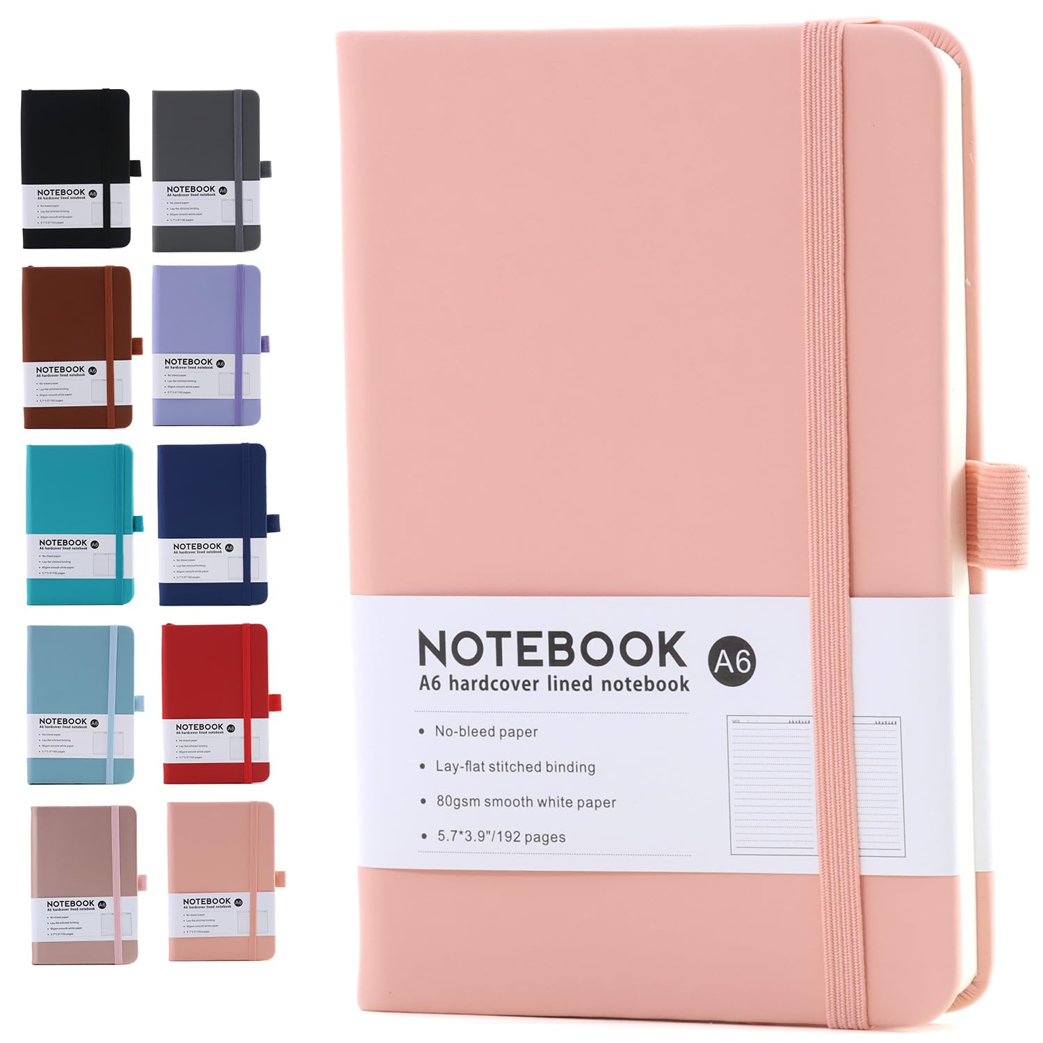 Astro A6 Notebook with Cover and Pen Holder