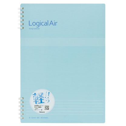 Nakabayashi Logical Air Wiro Notebook B5 &amp; A4 with Various Rulings