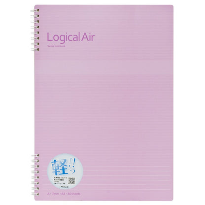 Nakabayashi Logical Air Wiro Notebook B5 &amp; A4 with Various Rulings