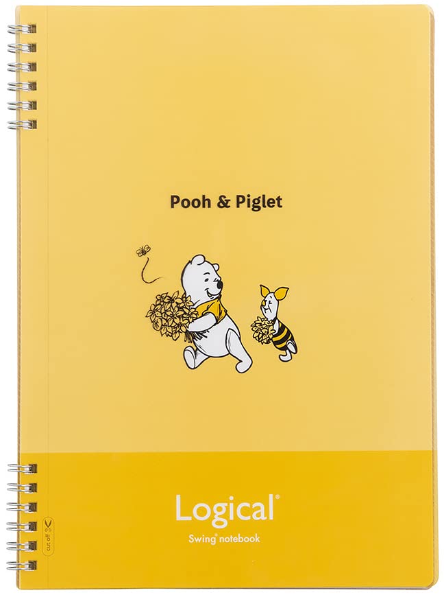 Nakabayashi Disney Swing Logical W Ring Notebook A5, B5 &amp; A7
