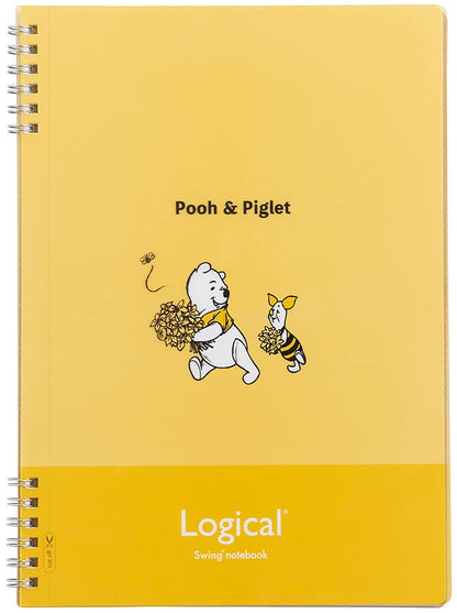 Nakabayashi Disney Swing Logical W Ring Notebook A5, B5 &amp; A7