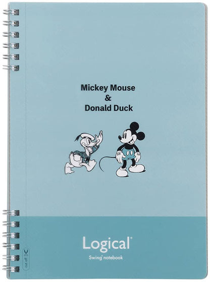 Nakabayashi Disney Swing Logical W Ring Notebook A5, B5 &amp; A7