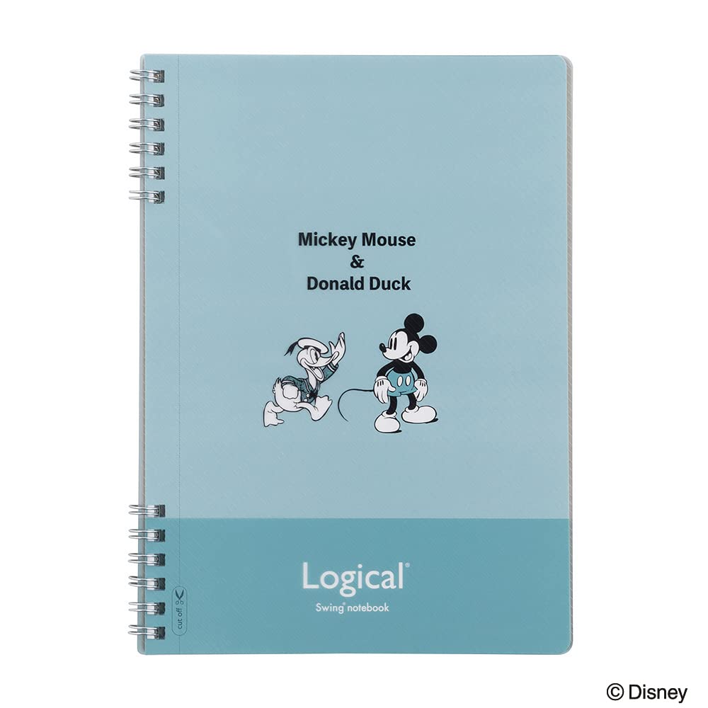 Nakabayashi Disney Swing Logical W Ring Notebook A5, B5 &amp; A7