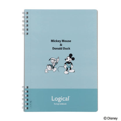 Nakabayashi Disney Swing Logical W Ring Notebook A5, B5 &amp; A7