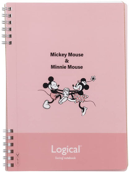 Nakabayashi Disney Swing Logical W Ring Notebook A5, B5 &amp; A7