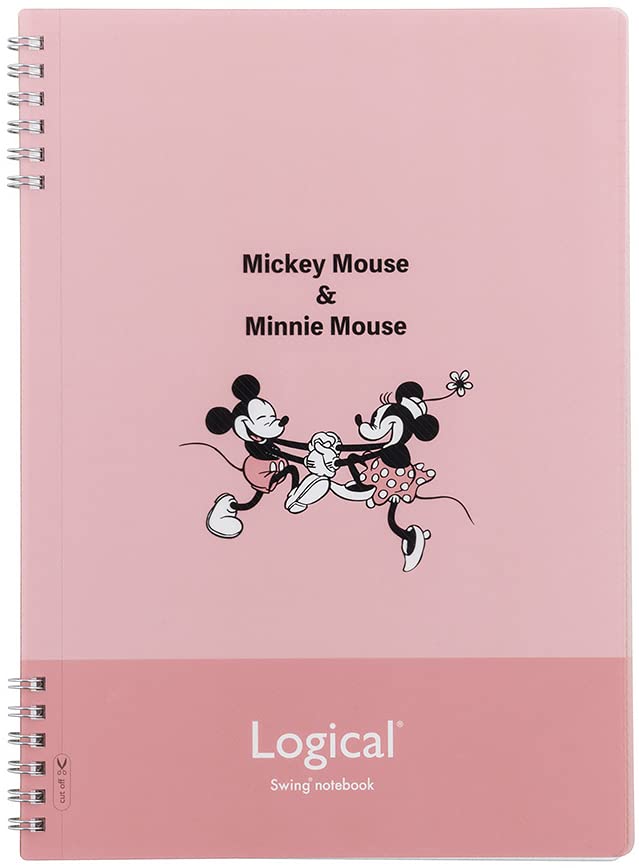 Nakabayashi Disney Swing Logical W Ring Notebook A5, B5 &amp; A7