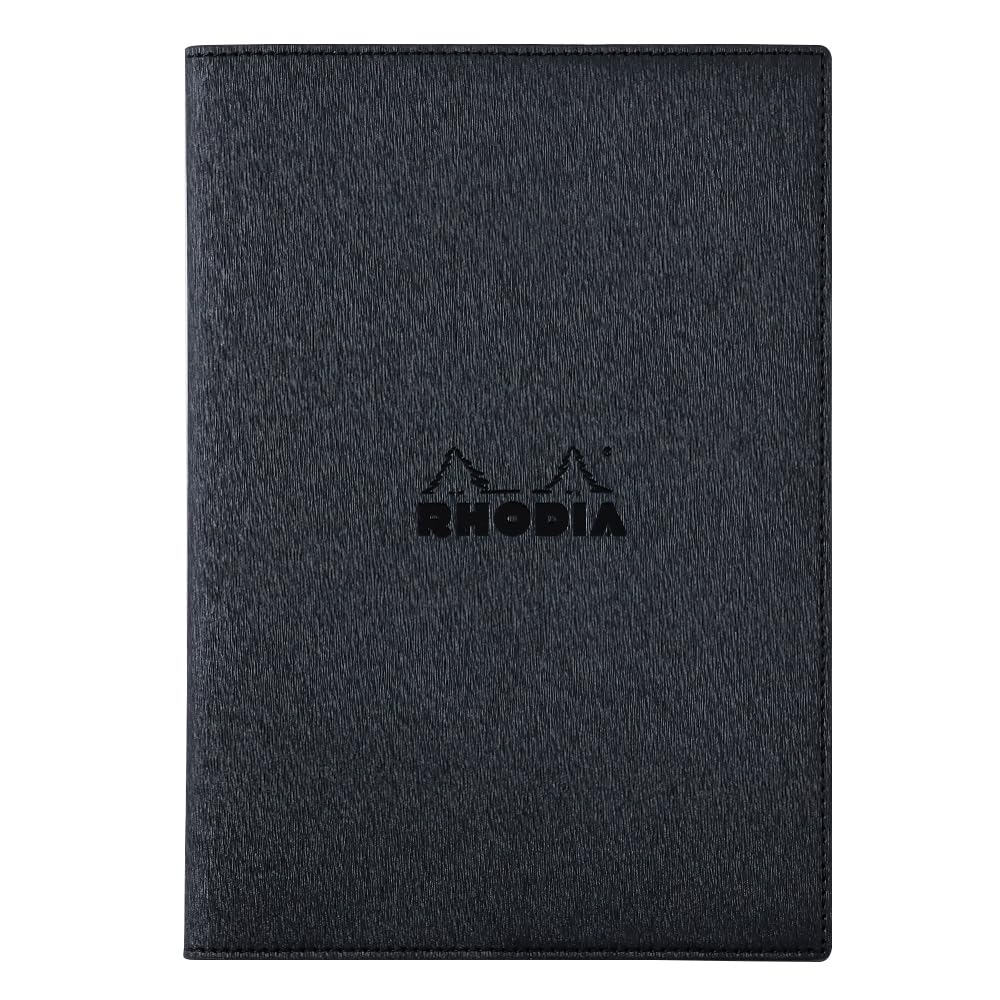 RHODIA Metallic PU Leather Cover A5 Notebook with Graph Paper