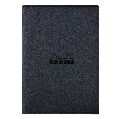 RHODIA Metallic PU Leather Cover A5 Notebook with Graph Paper