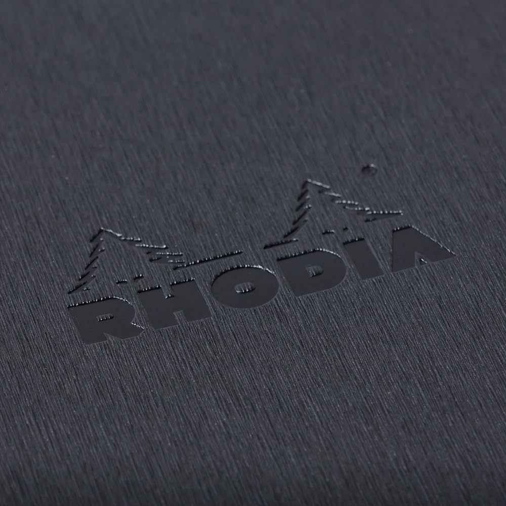 RHODIA Metallic PU Leather Cover A5 Notebook with Graph Paper