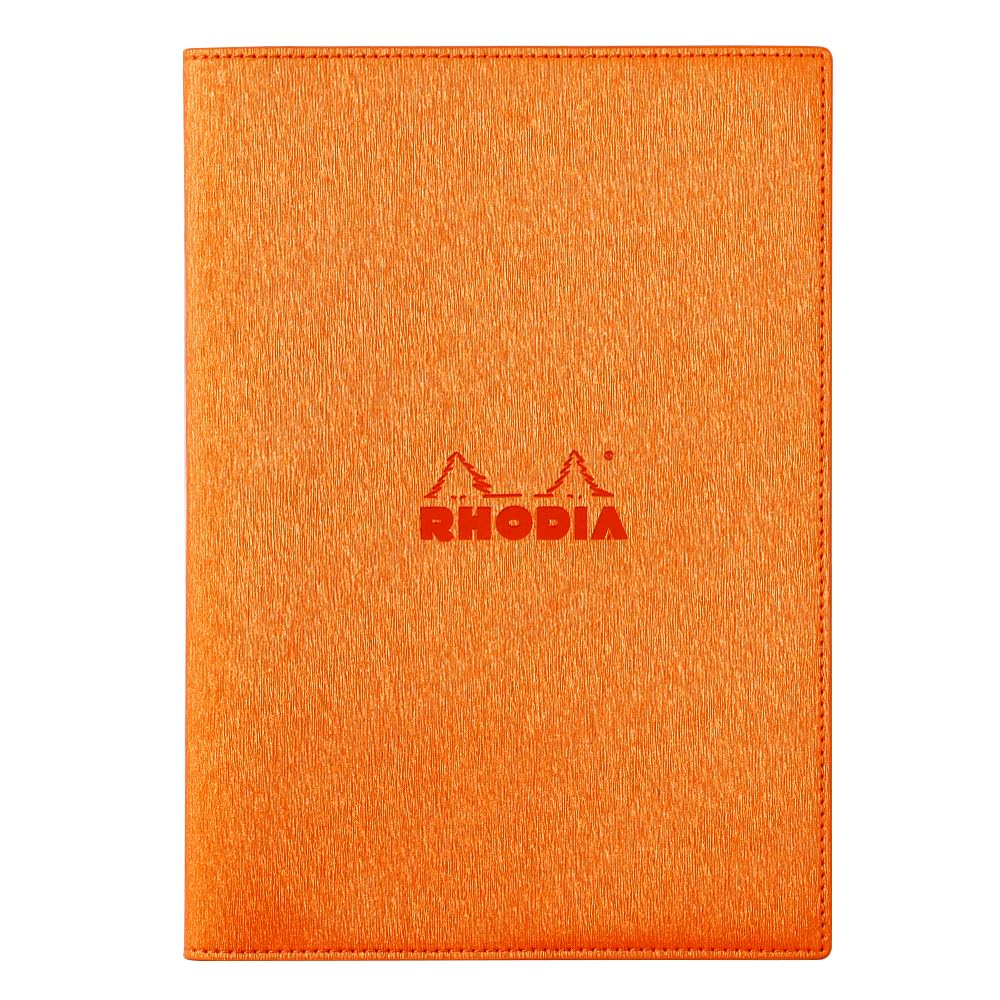 RHODIA Metallic PU Leather Cover A5 Notebook with Graph Paper
