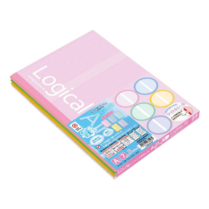 Nakabayashi Logical Air Note 5-Pack Semi B5 Notebook with A &amp; B Ruling