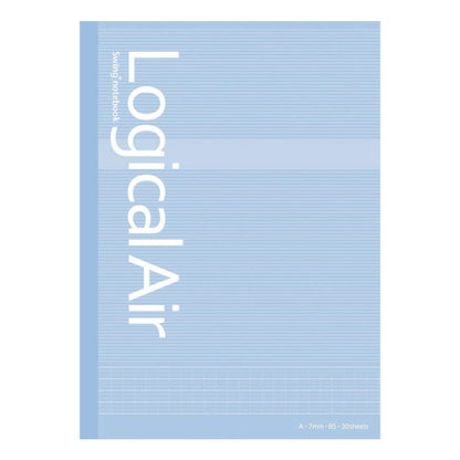 Nakabayashi Logical Air Note 5-Pack Semi B5 Notebook with A &amp; B Ruling