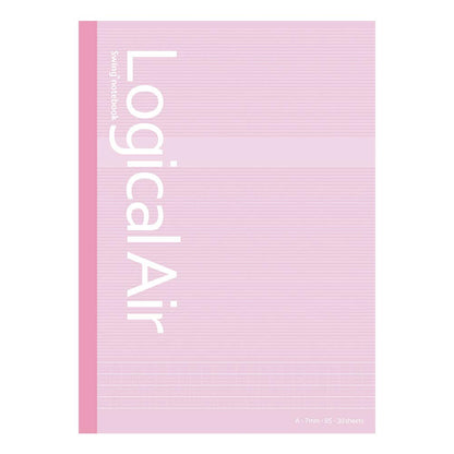 Nakabayashi Logical Air Note 5-Pack Semi B5 Notebook with A &amp; B Ruling