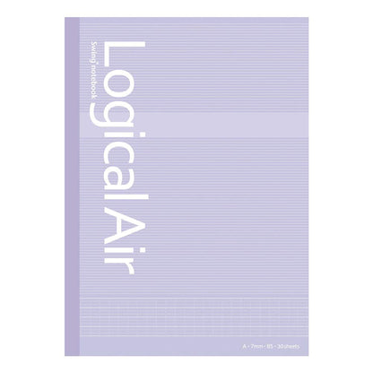 Nakabayashi Logical Air Note 5-Pack Semi B5 Notebook with A &amp; B Ruling