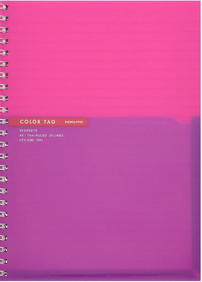 KOKUYO Bi-COLOR A5 Ring Notebook for Stylish Note-Taking