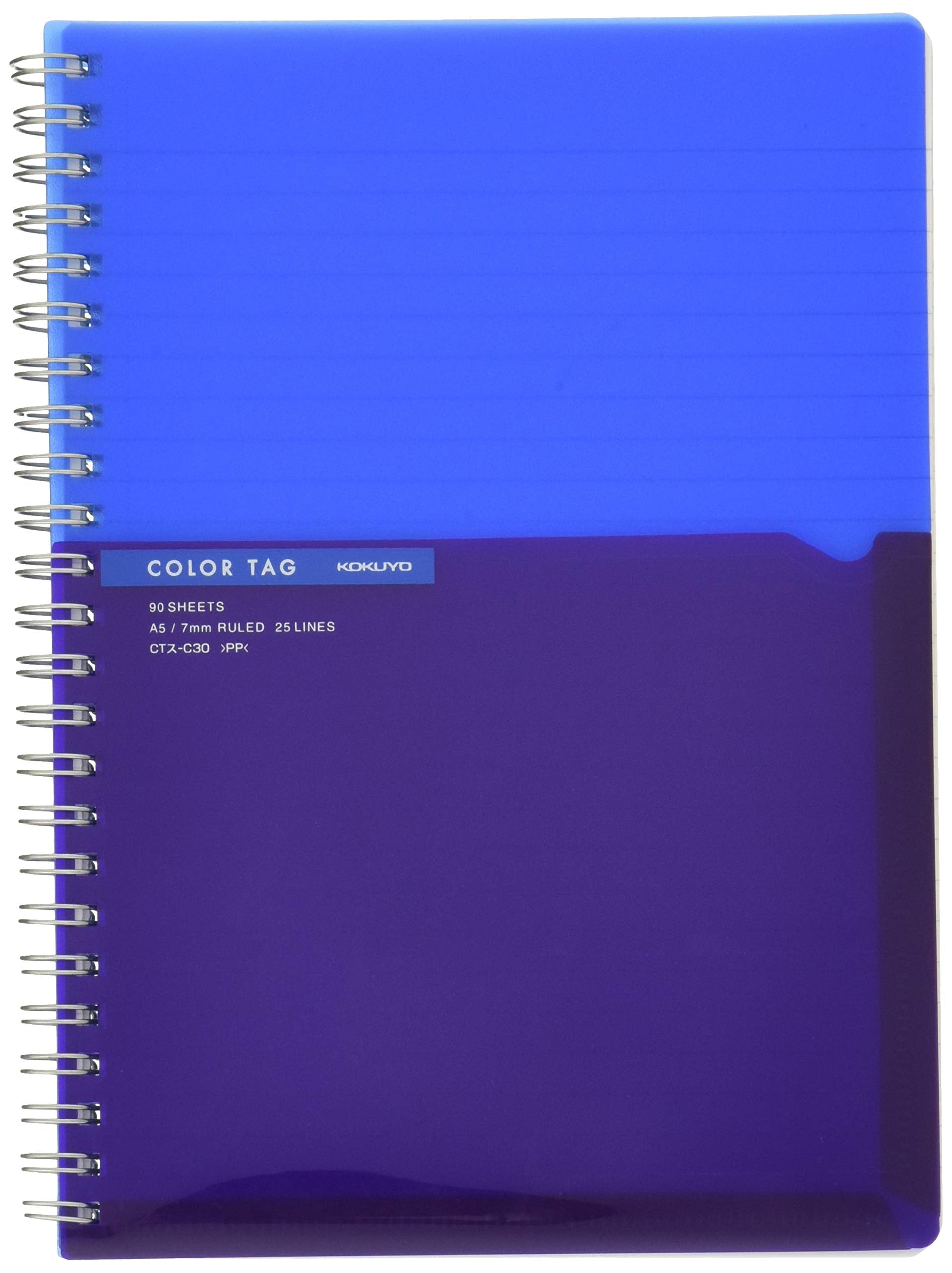 KOKUYO Bi-COLOR A5 Ring Notebook for Stylish Note-Taking