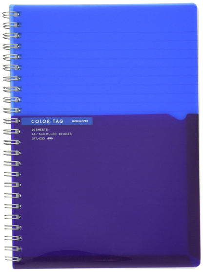 KOKUYO Bi-COLOR A5 Ring Notebook for Stylish Note-Taking