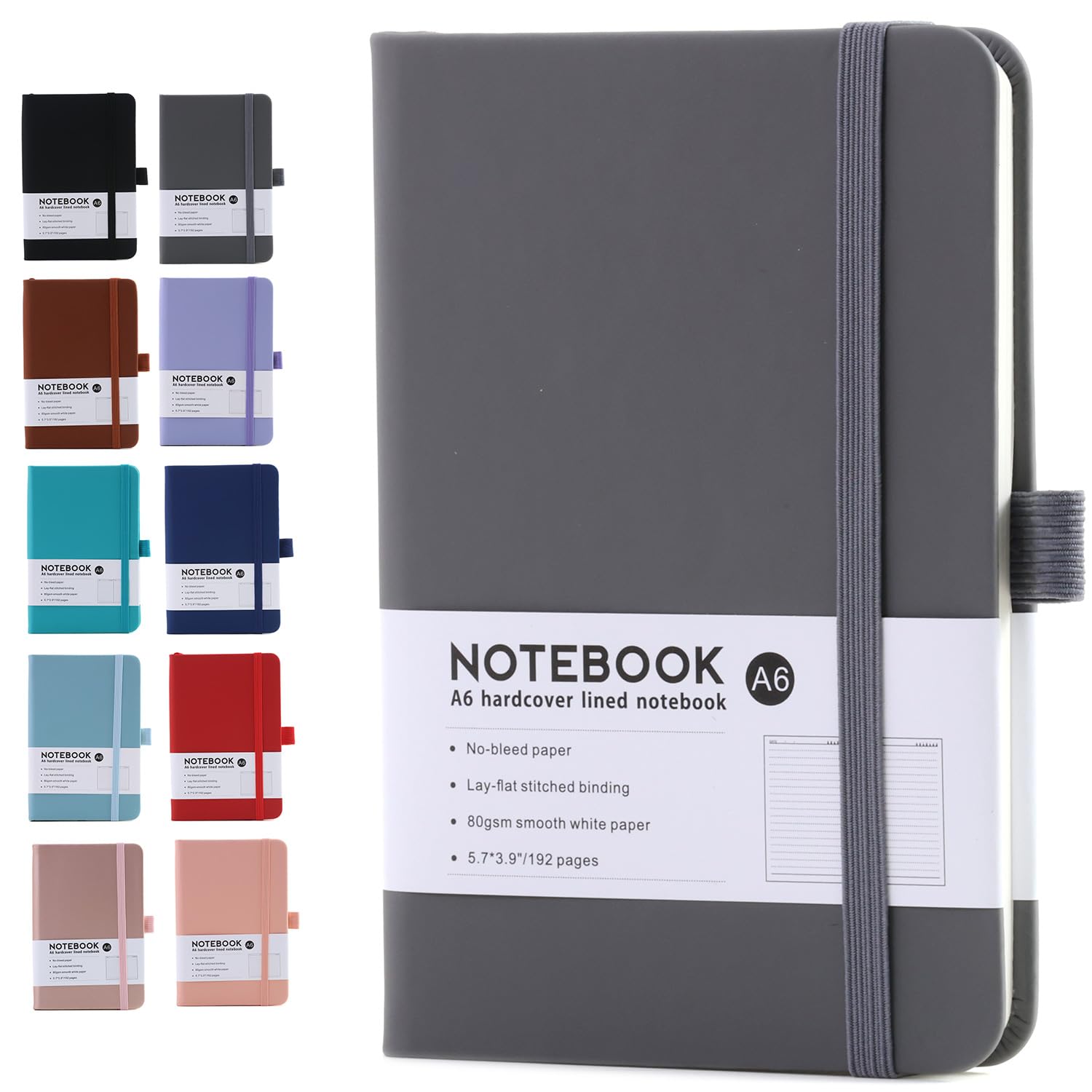 Astro A6 Notebook with Cover and Pen Holder