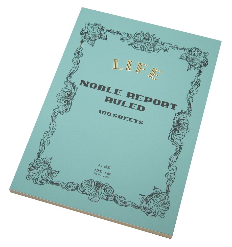 LIFE Noble Report A4 Notebook &amp; Graph Paper 100 Sheets