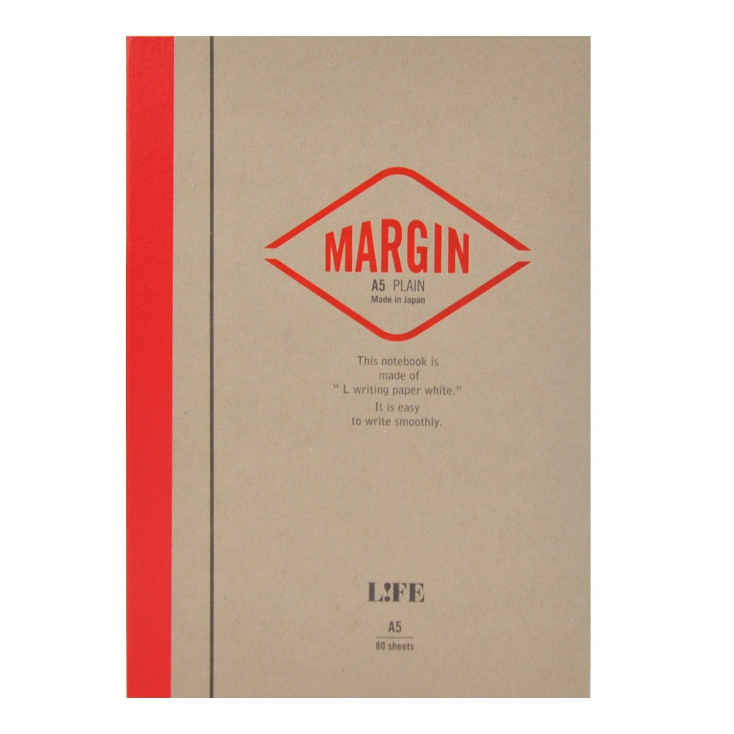 LIFE Margin Notebook B5 &amp; A5 for Daily Use and Japanese Writing