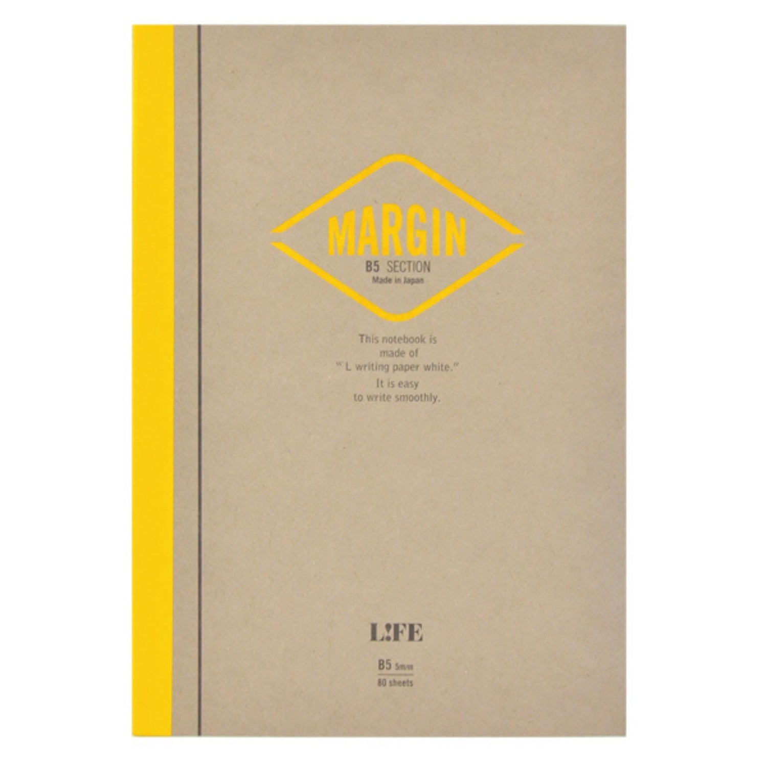 LIFE Margin Notebook B5 &amp; A5 for Daily Use and Japanese Writing