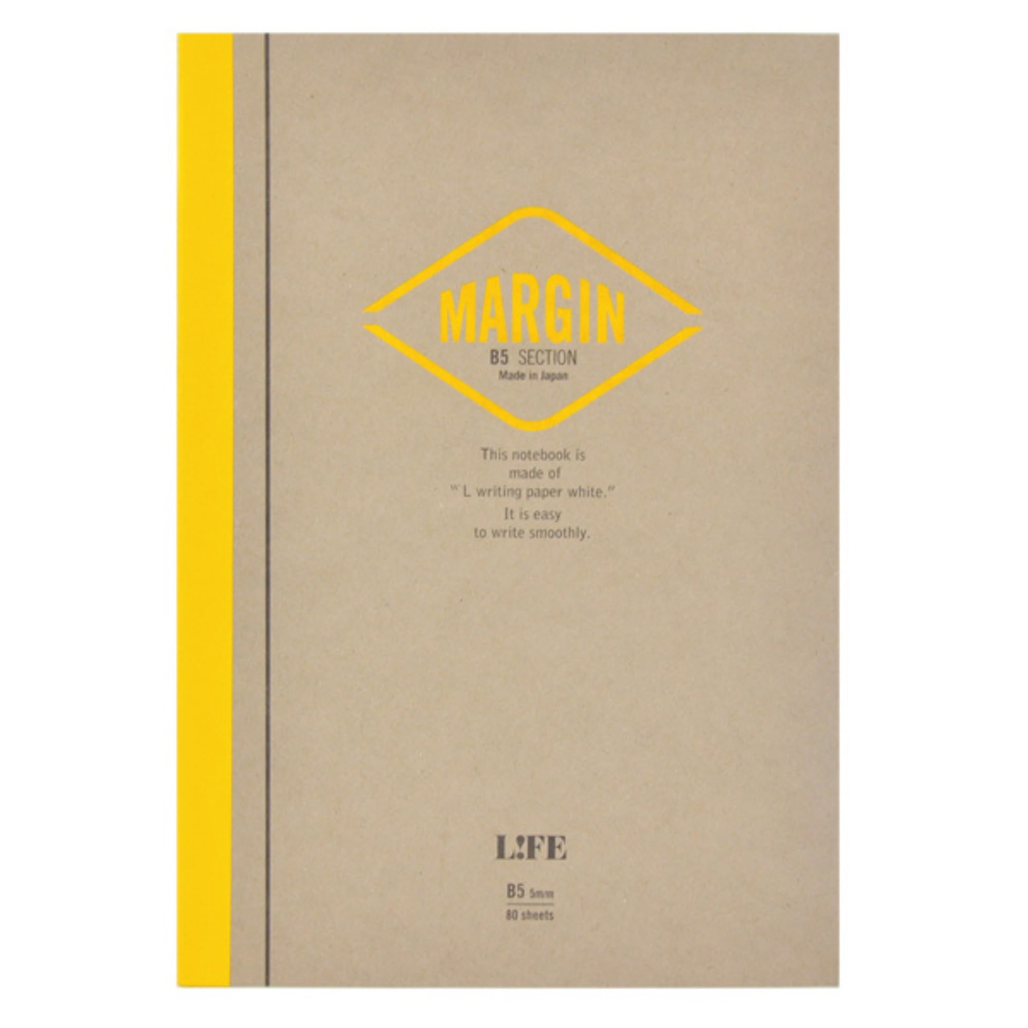LIFE Margin Notebook B5 &amp; A5 for Daily Use and Japanese Writing