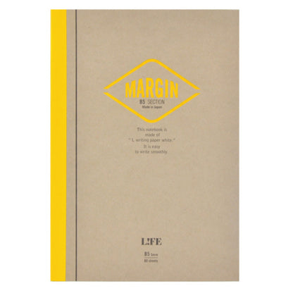 LIFE Margin Notebook B5 &amp; A5 for Daily Use and Japanese Writing