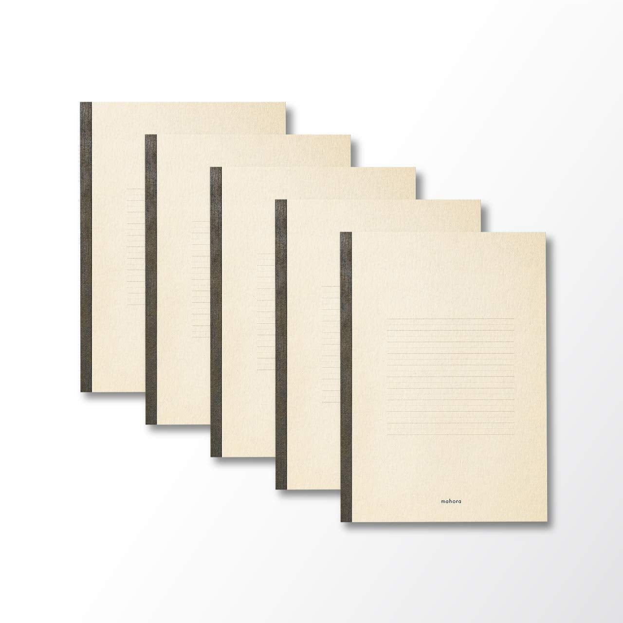 Ogurishiko Mahora Notebook Pack with Alternating Thick and Thin Lines