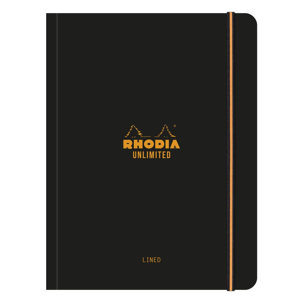 RHODIA Unlimited A5+ Notebook with Ruled and Grid Pages