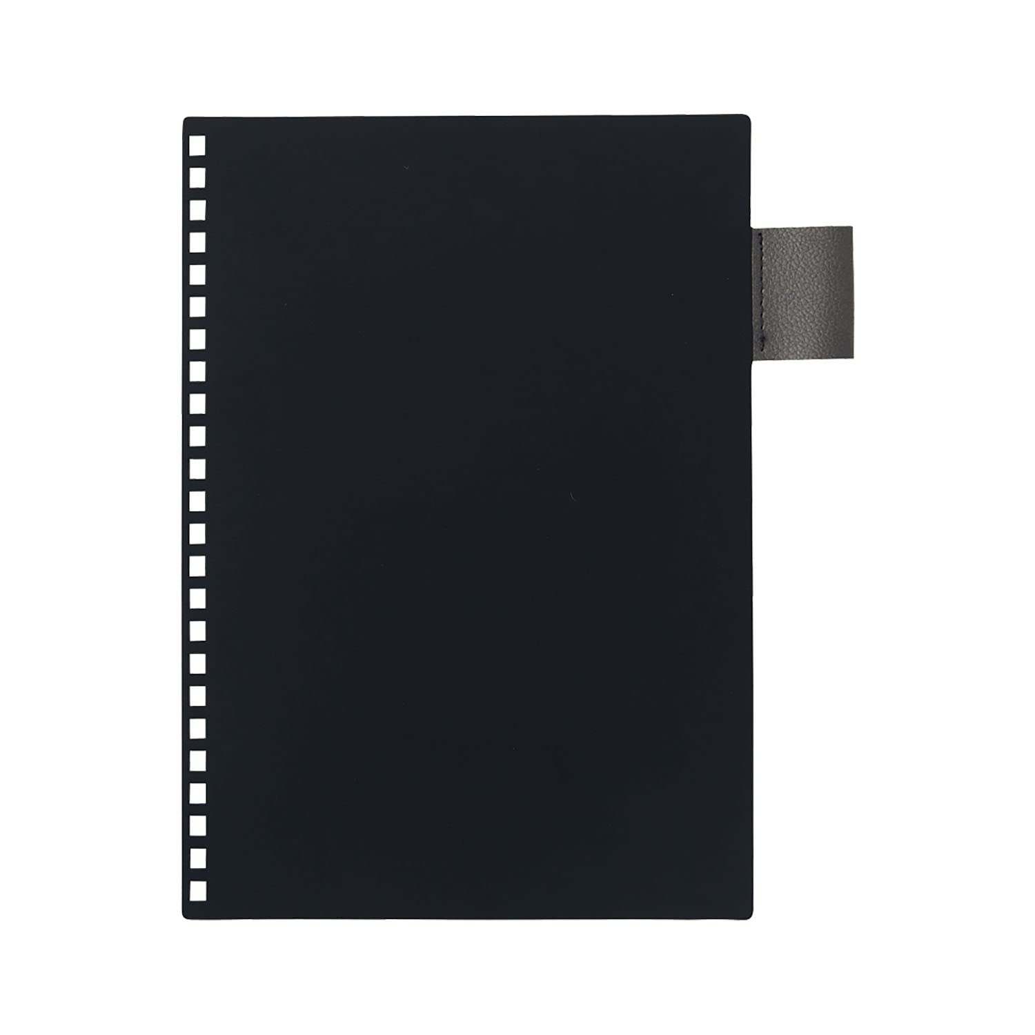 Lihit Lab A5 Open Ring Notebook Faux Leather Cover