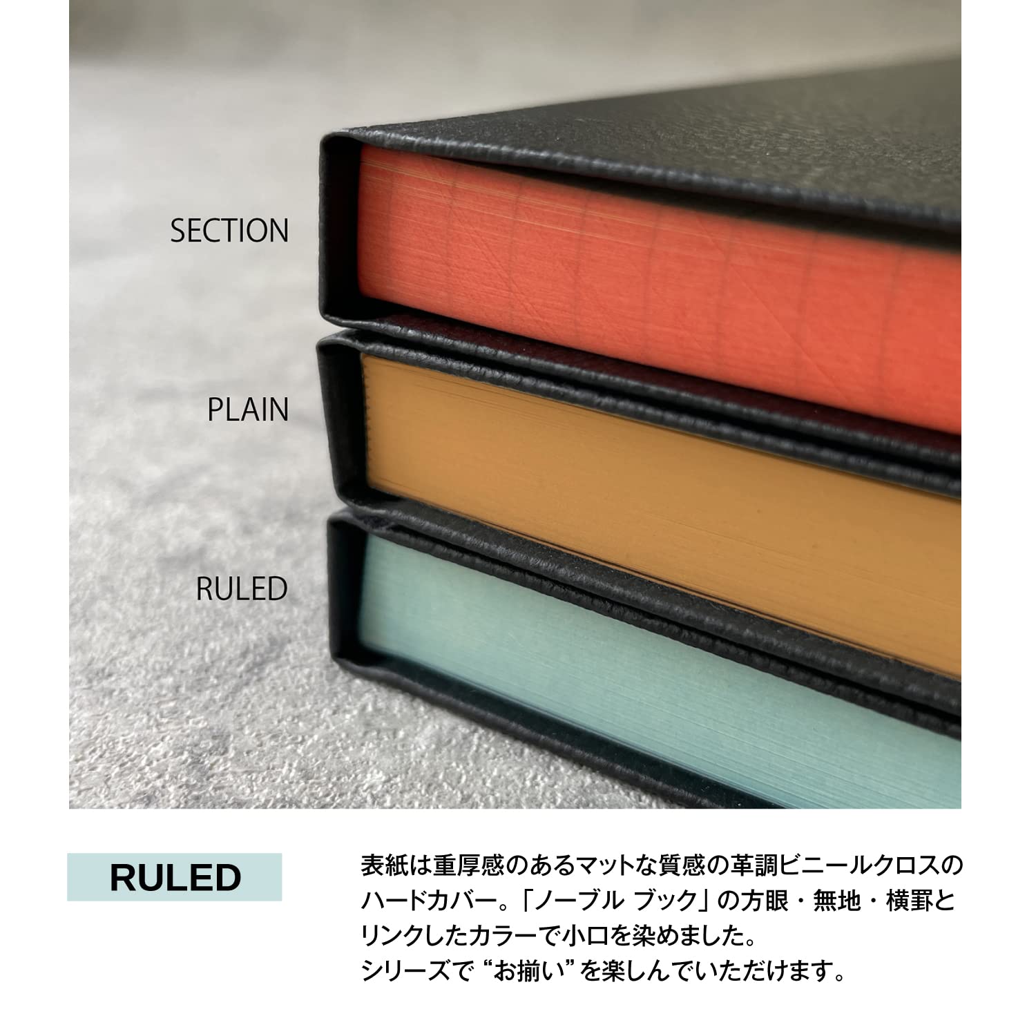 Life Noble Book A6 &amp; A5 Notebook - Ruled, Grid, &amp; Plain Options
