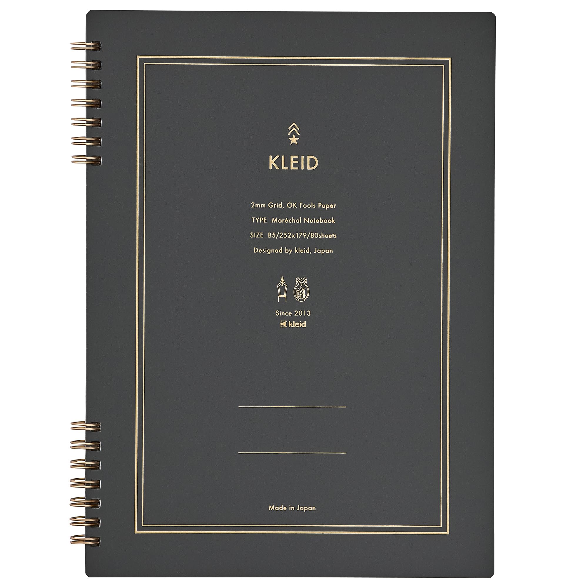 Kleid Marechal Notebook with 2mm Grid Paper in Various Sizes