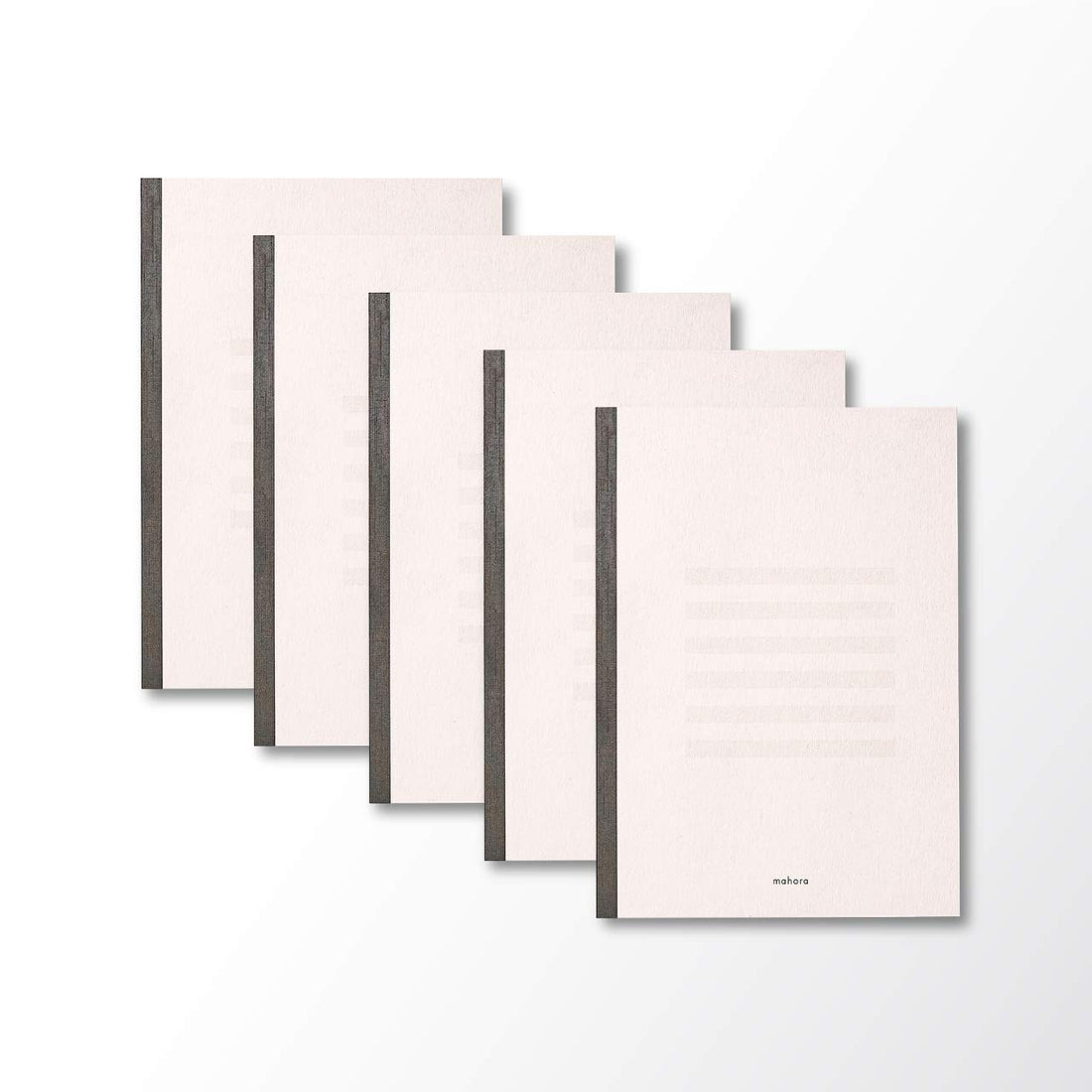 Ogurishiko Mahora Notebook Pack with Alternating Thick and Thin Lines