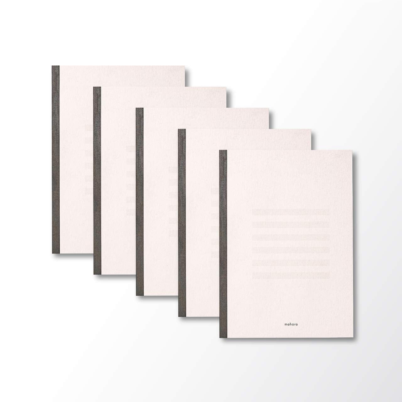 Ogurishiko Mahora Notebook Pack with Alternating Thick and Thin Lines
