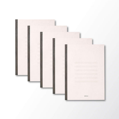Ogurishiko Mahora Notebook Pack with Alternating Thick and Thin Lines
