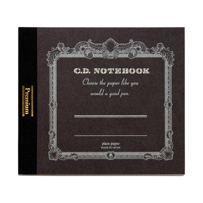 Apica Premium CD Notebook A5 Size Graph Paper, Blank Pages &amp; Wide Rule