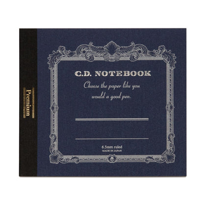 Apica Premium CD Notebook A5 Size Graph Paper, Blank Pages &amp; Wide Rule