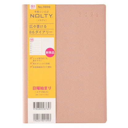 JMAM NOLTY 2026 B6 Planner Monthly &amp; Weekly Formats