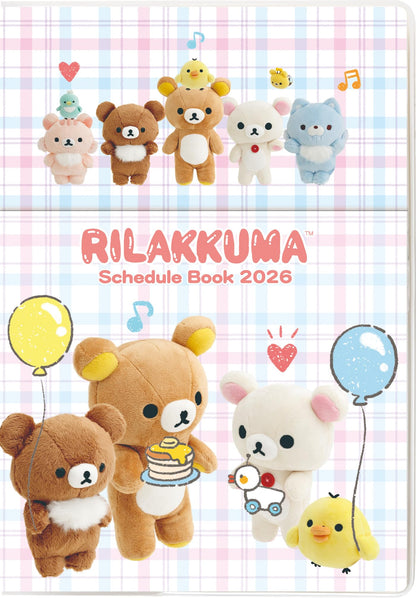 San-X 2026 Monthly &amp; Weekly Planner with Pocket and Index Options