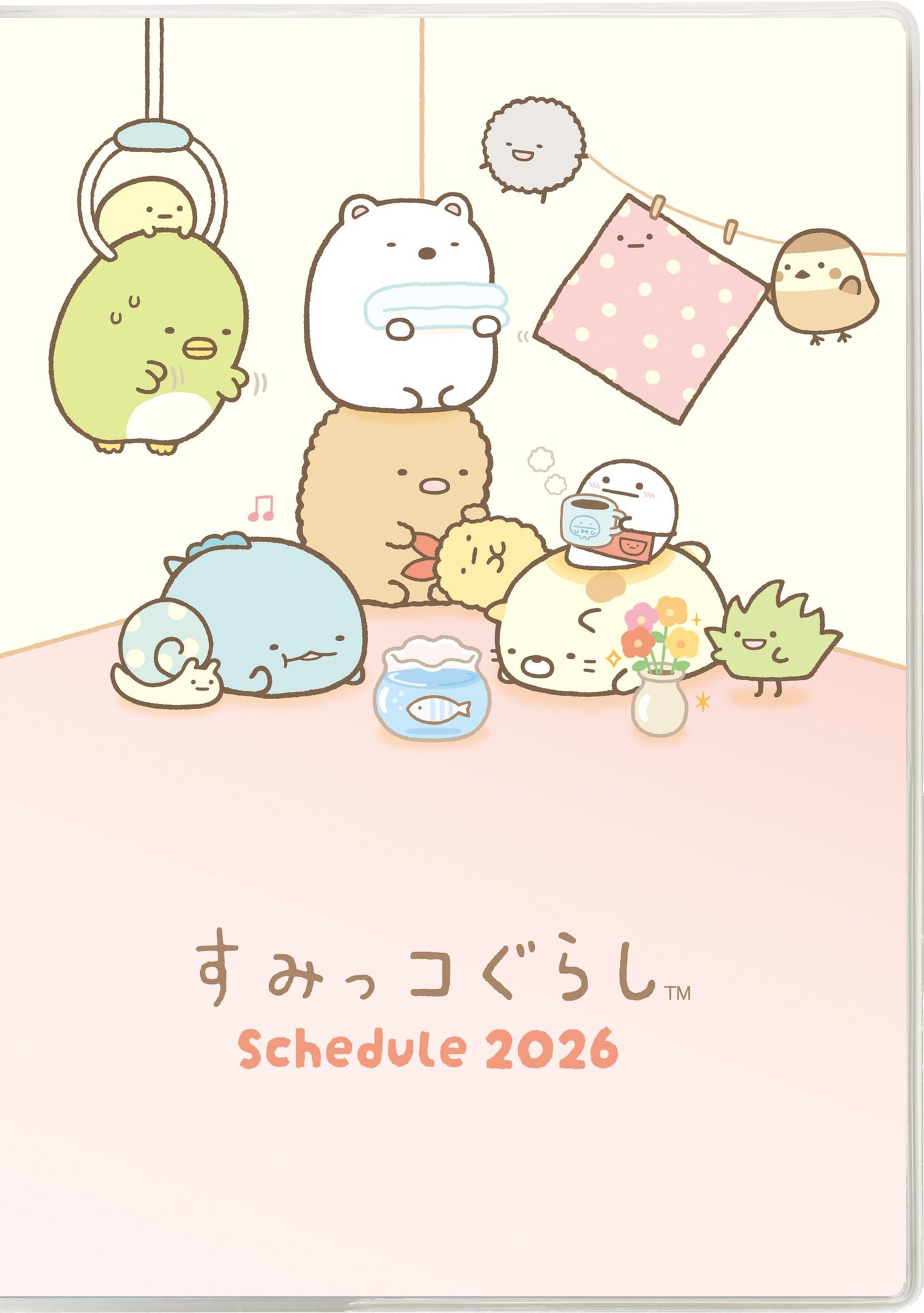 San-X 2026 Monthly &amp; Weekly Planner with Pocket and Index Options