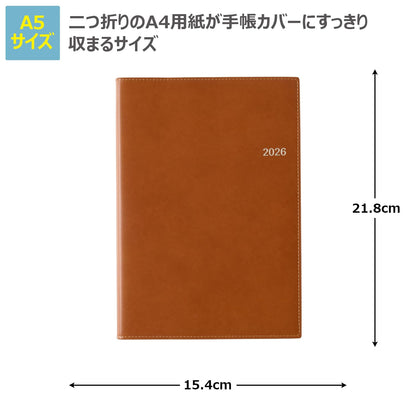 NOLTY A5 Weekly Planner &amp; Organizer - Camel &amp; Black Variants