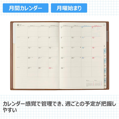 NOLTY A5 Weekly Planner &amp; Organizer - Camel &amp; Black Variants
