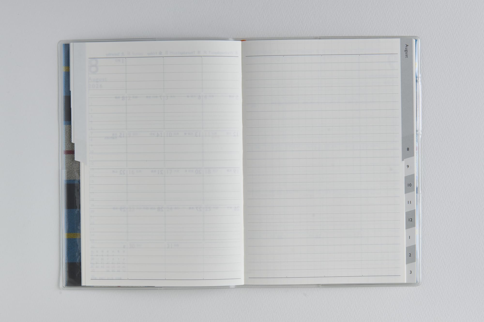 Takahashi Shoten 2026 Edition Planner &amp; Index Book with Check Patterns